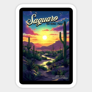 Saguaro national park 2-07 Sticker